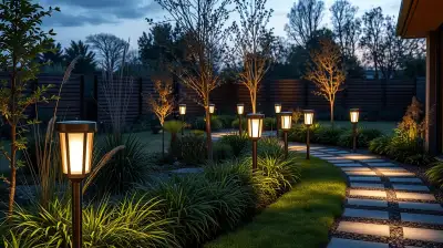 Solarlampensysteme für den Garten