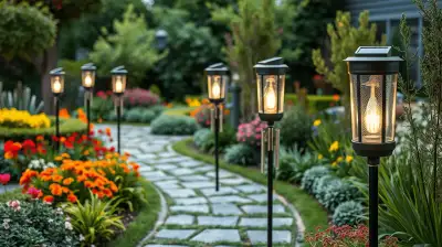 Garten-Solarlampen mit Windspielen