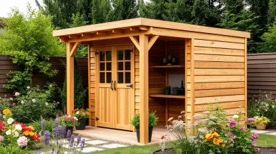 Gartenhäuser aus Blockbohlen