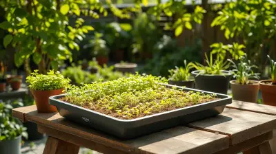 Mikrogärtnern mit Microgreens und Sprossen