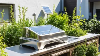 Solargartenküche für nachhaltiges Outdoor-Kochen