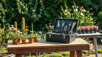 Garten-Werkzeugkoffer: Mobil & organisiert