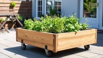 Rollbares Hochbeet bauen