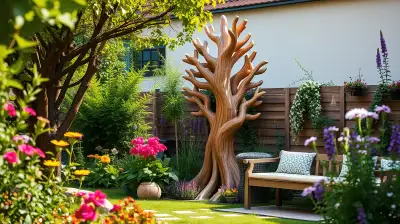 Naturinspirierte Gartenstecker