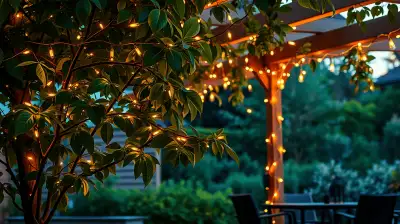 Solarbeleuchtung im Garten