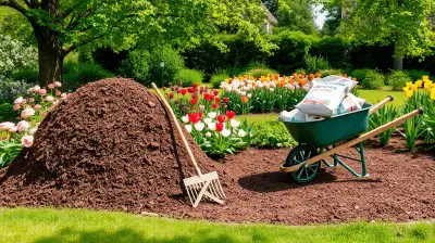 Rindenmulch im Garten richtig einsetzen