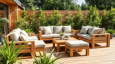 Loungemöbel aus Holz