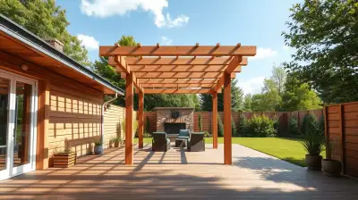 Terrassenüberdachung aus Holz