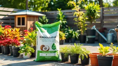 Kokossubstrat für gesundes Pflanzenwachstum