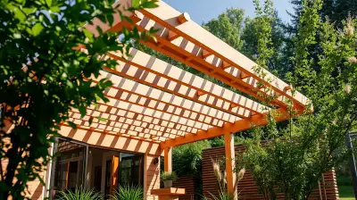 Terrassenüberdachung aus Holz