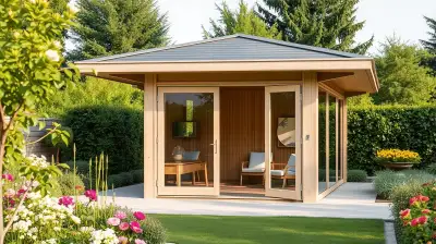 Skandinavische Garten-Pavillons im Freien