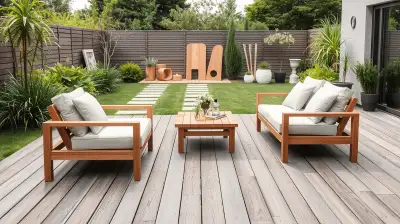 Skandinavischer Minimalismus im Garten