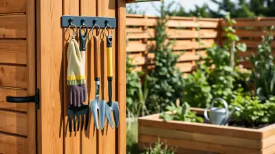 Hängbare Aufbewahrungssysteme im Garten