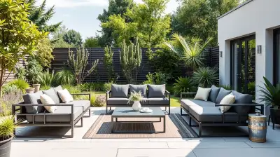 Moderne Gartenmöbel Trends 2024