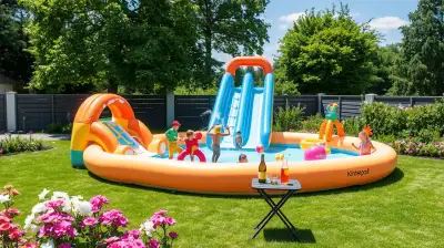 Kinderpools mit Wasserrutschen