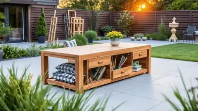 Gartentisch mit Stauraum: Die perfekte 2-in-1 Lösung