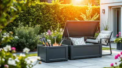 Outdoor-Aufbewahrungsboxen für den Garten