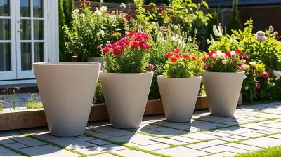 Mehrjährige Blumenkübel