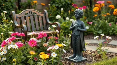 Wetterfeste Gartenfiguren im Landhausstil