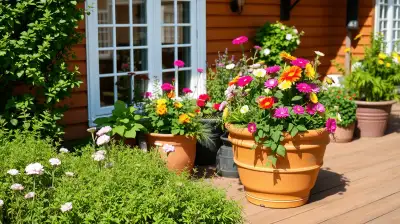 Terrassenkübel für Zierpflanzen