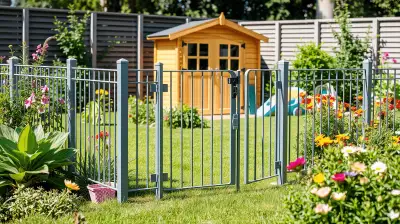 Kindersichere Zäune im Garten