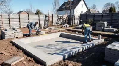 Gartenhaus Fundament richtig anlegen