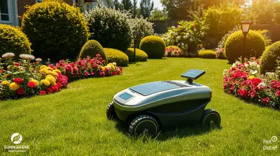Solargetriebene Mähroboter