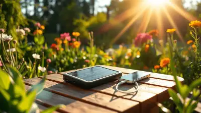 Solare Ladestation für den Garten