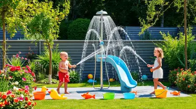 Duschvergnügen für Familien im Garten