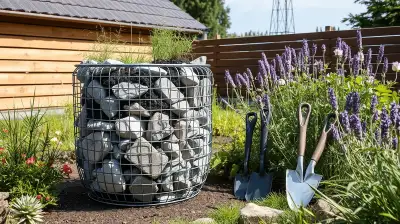 Gabionen Hochbeet: Steinerne Gartenfreude
