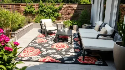 Outdoor-Teppiche mit Mustern