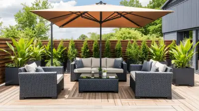 Moderne Outdoor-Loungesets für Gartenfeste