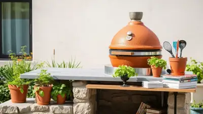 Mediterranes Outdoor Kochen im eigenen Garten