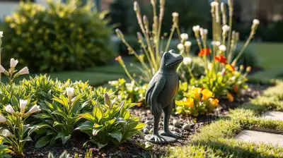 Tierstatuen als Blickfang im Garten