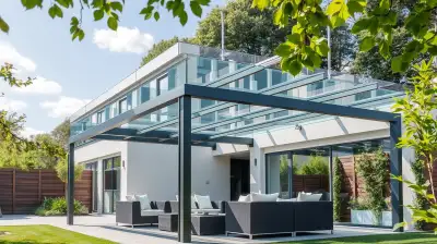 Moderne Glasüberdachungen für Terrassen