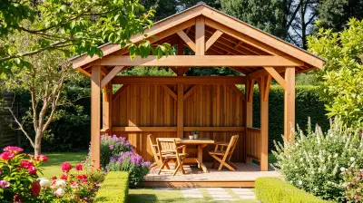 Gartenlaube selber bauen