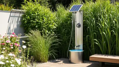Solardusche für den Garten