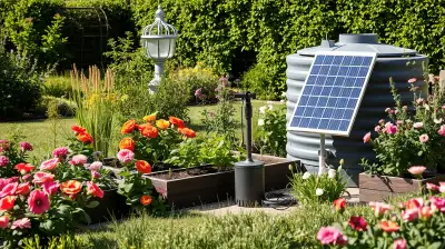 Solarbetriebene Regenwasserpumpen