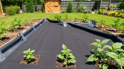 Mulchfolie richtig einsetzen im Gartenbeet