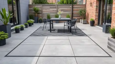 Outdoor-Teppich Industrial: Rohe Ästhetik für den Garten