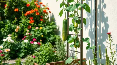 Rankgitter für Gemüse: Erntepower vertikal