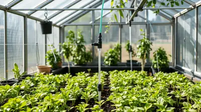 Automatische Bewässerungssysteme für die Anzucht