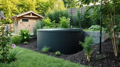 Unterirdische Regenwassertanks