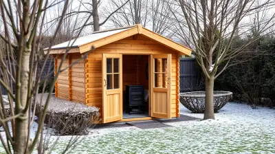 Gartenhaus winterfest machen