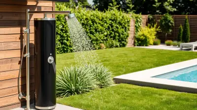Gartendusche mit Warmwasser