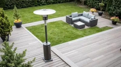 Terrassenheizung im Winter