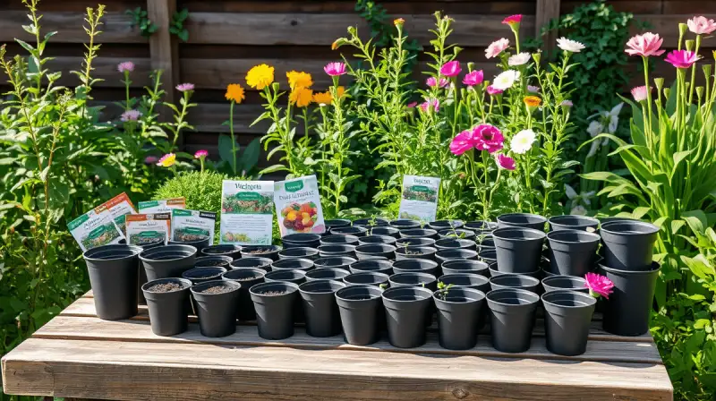 Perfekte Aussaatzeiten für üppige Gartenernte