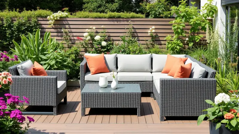 Polyrattan Loungemöbel im Trend