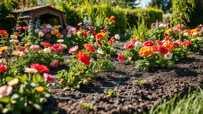 Maulwurfschutz für perfekte Gartenbeete