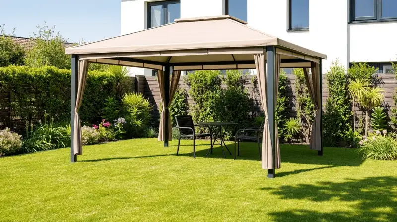 Elegante Gartenzelte und Pavillons für jede Gartenparty